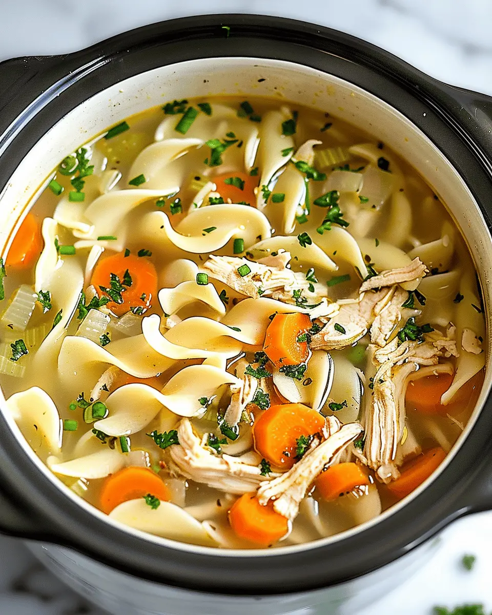 Crockpot Chicken Noodle Soup: Easy Comfort Food for Everyone