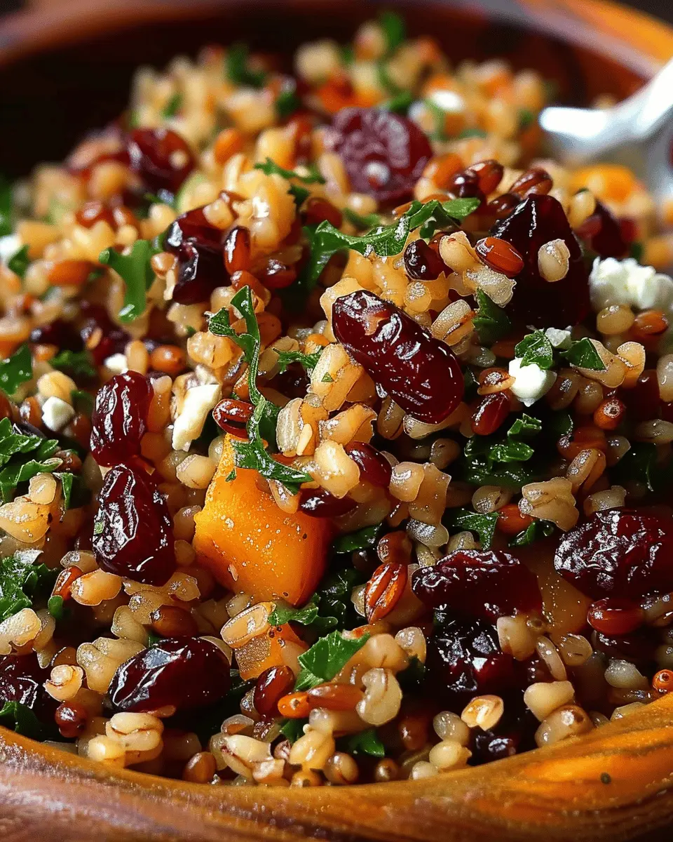 Autumn Harvest Grain Salad: A Flavorful Boost for Your Table