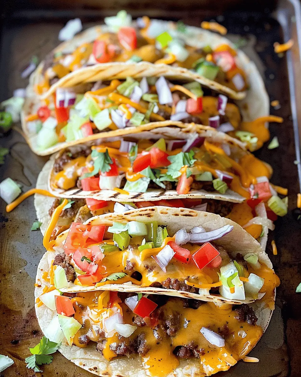 Smashed Cheeseburger Tacos: The Indulgent Twist You Need