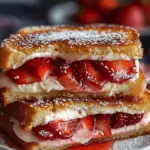 Fried Strawberry Cheesecake Sandwiches