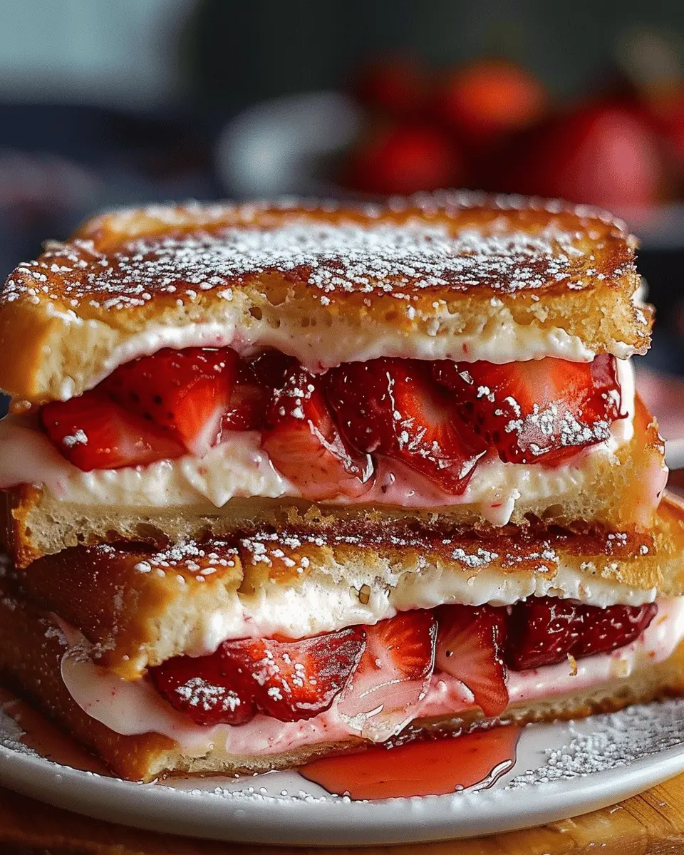 Fried Strawberry Cheesecake Sandwiches: An Indulgent Delight at Home