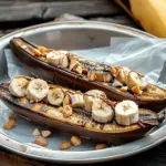 Campfire Banana Boats With Chocolate and Peanut Butter