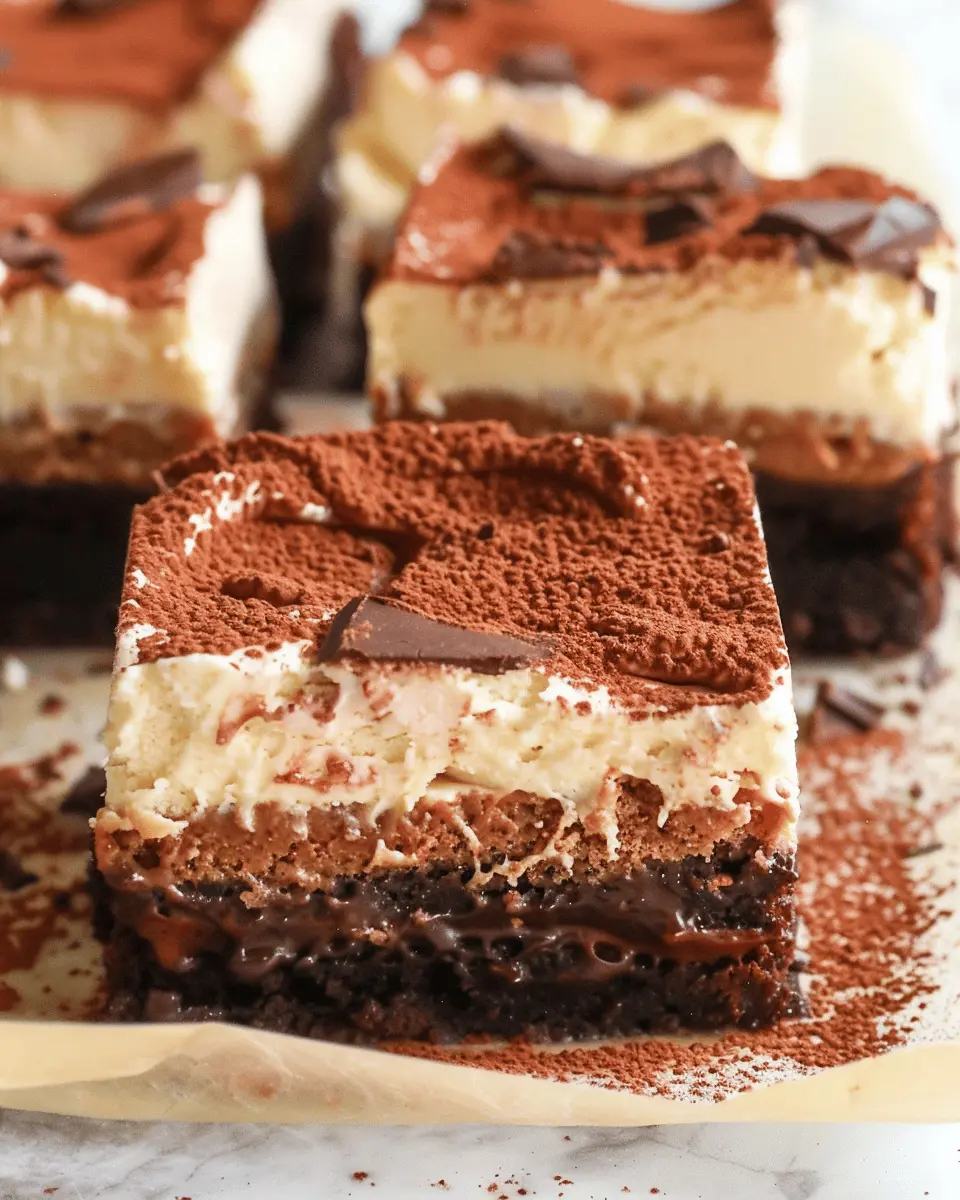 Tiramisu Brownies: The Indulgent Twist on a Classic Dessert