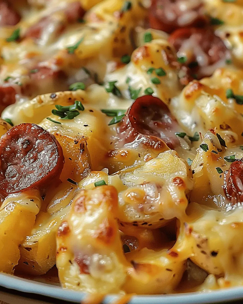 Cheesy Ranch Potatoes and Smoked Sausage: Easy Comfort Food Delight