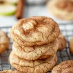 Spiced Apple Cinnamon Snickerdoodle Cookies