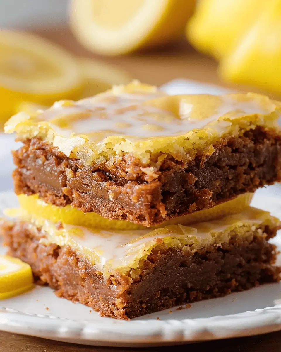 Easy Lemon Brownies Recipe: The Best Homemade Treat You’ll Love