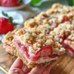 Strawberry Cheesecake Crumb Bars