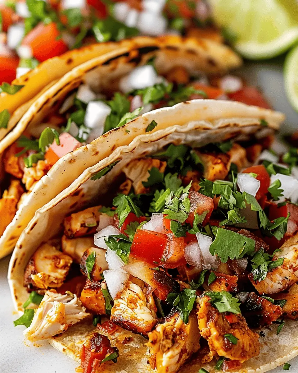 Easy Chicken Street Tacos Recipe: Juicy Flavors You’ll Love