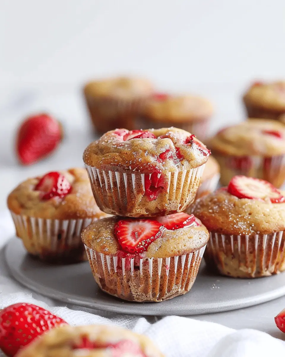 Healthy Strawberry Banana Yogurt Muffins: Easy Morning Treats to Love