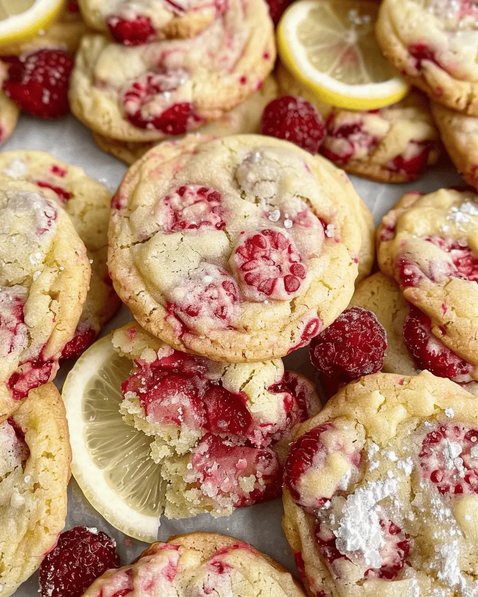 Lemon Raspberry Cookies: Easy, Chewy Delights for Everyone