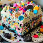 No-Bake Funfetti Oreo Icebox Cake