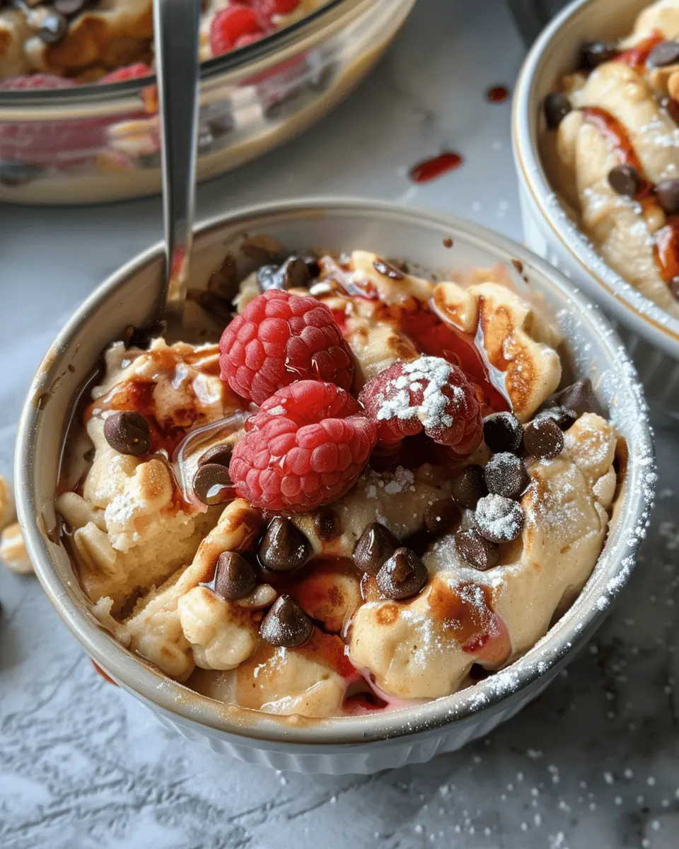 Baked Protein Pancake Bowls: Easy Meal Prep with Turkey Bacon