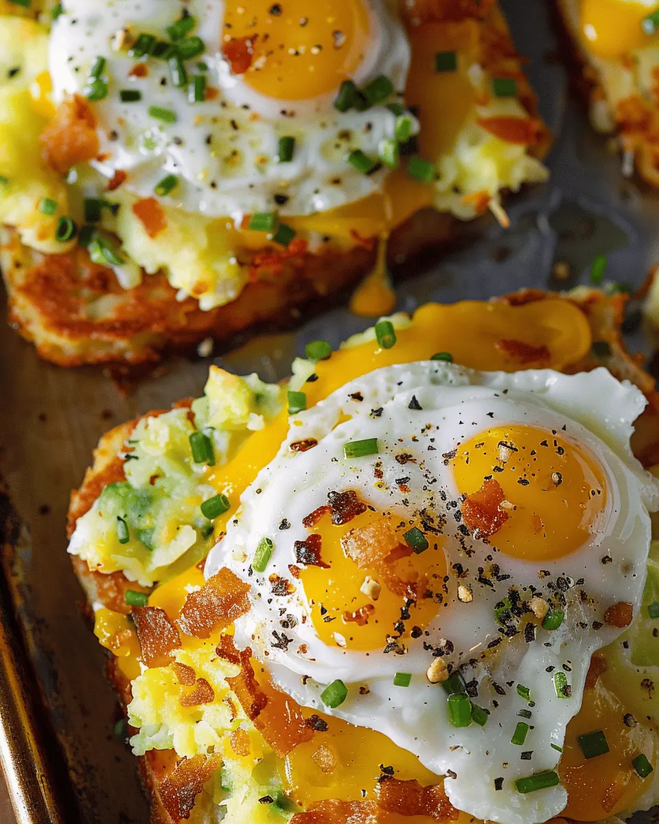 Loaded Hash Browns: Indulgent Recipe with Turkey Bacon and Chicken Ham