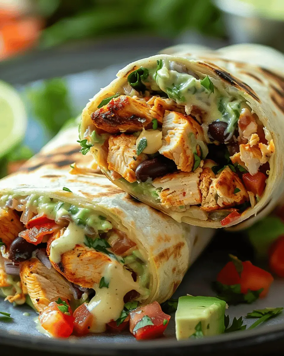 Chipotle Ranch Grilled Chicken Burrito: Easy & Flavorful Delight