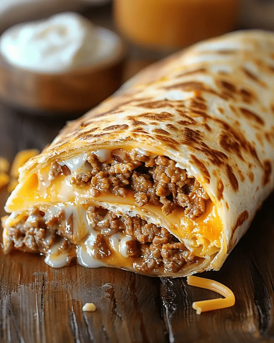 Easy Grilled Cheese Burrito: Indulgent Taco Bell Copycat Recipe