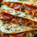 Irresistible Pepperoni Quesadillas