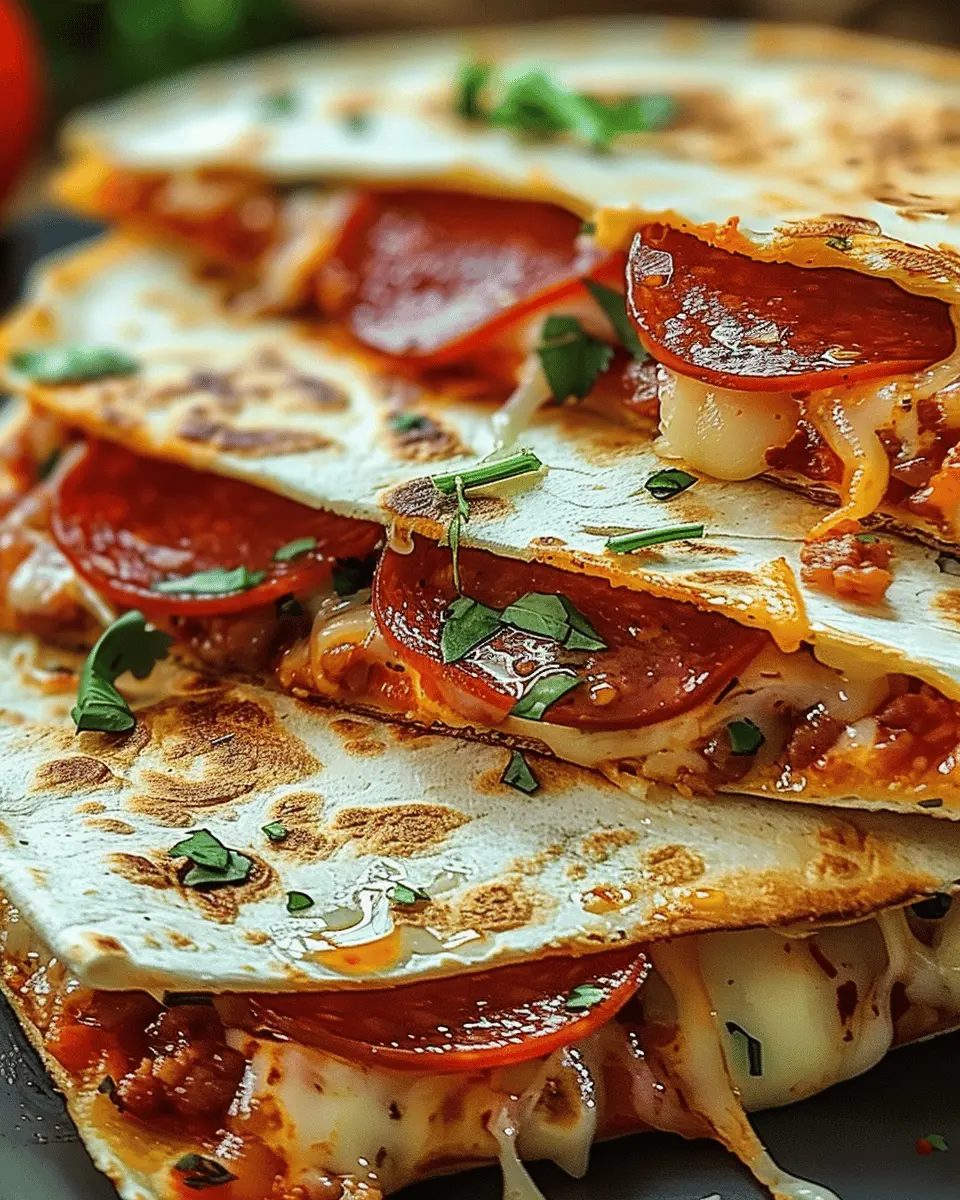 Irresistible Pepperoni Quesadillas with Turkey Bacon Twist