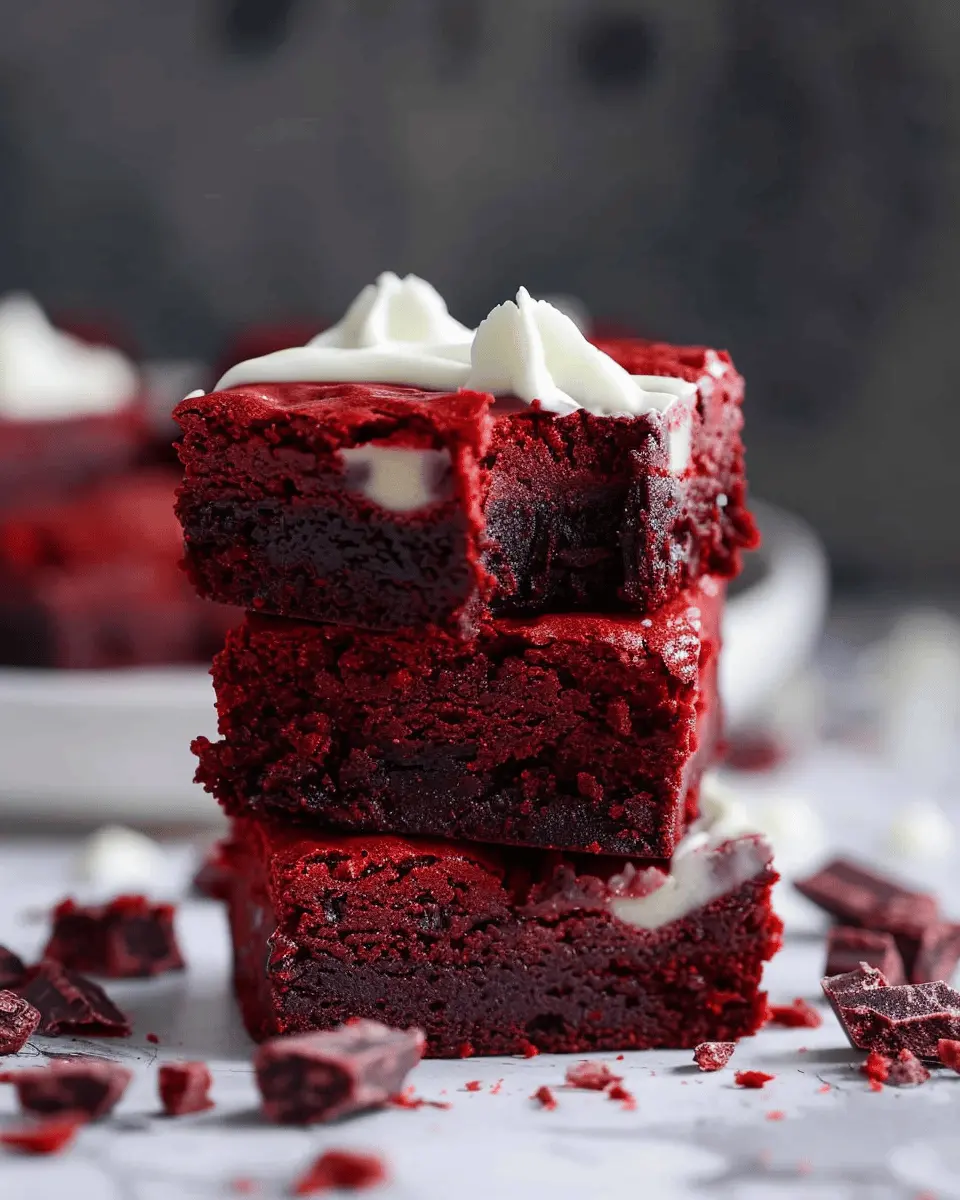 The Best Fudgy Red Velvet Brownies Recipe for Ultimate Indulgence