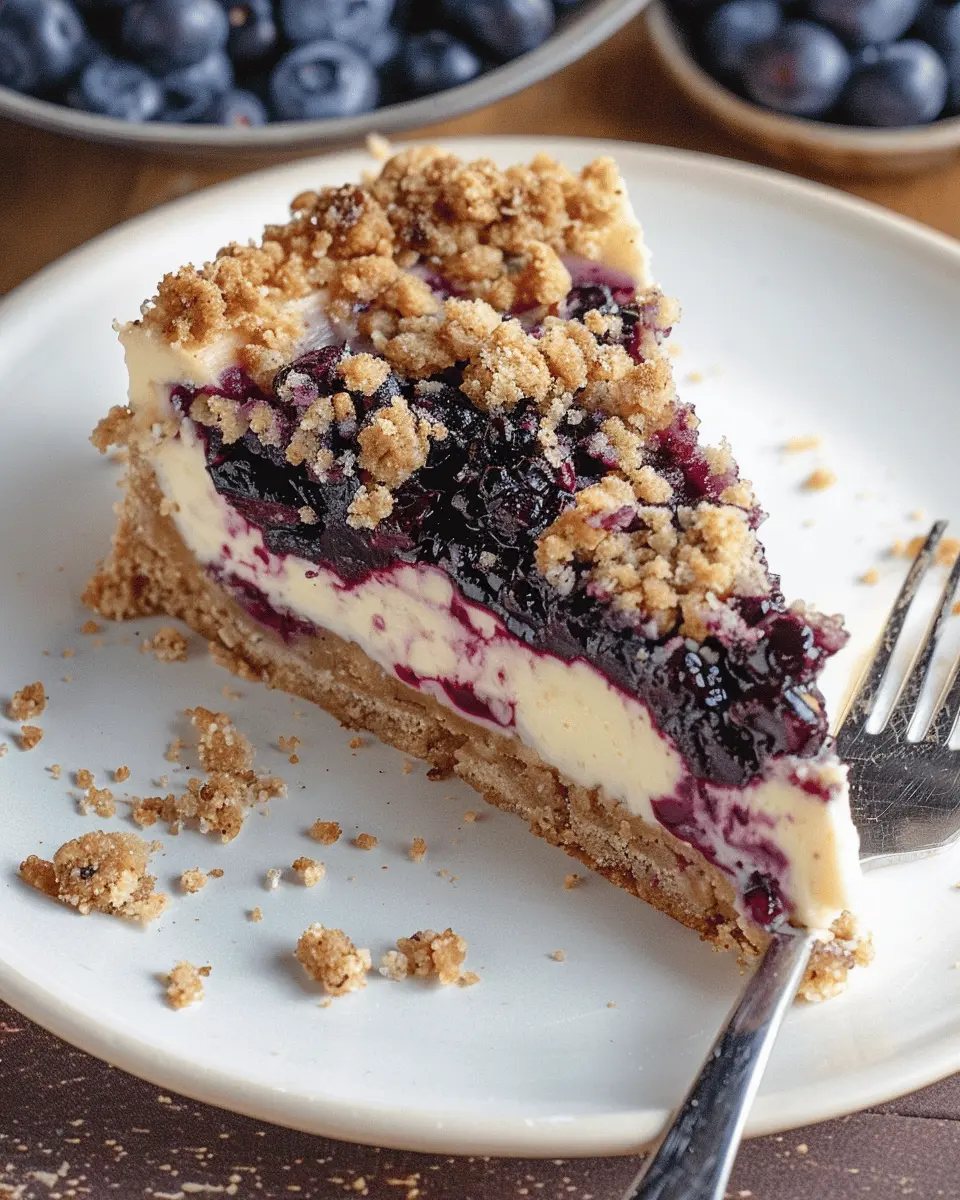 Blueberry Crumble Cheesecake: The Best Indulgent Dessert Recipe