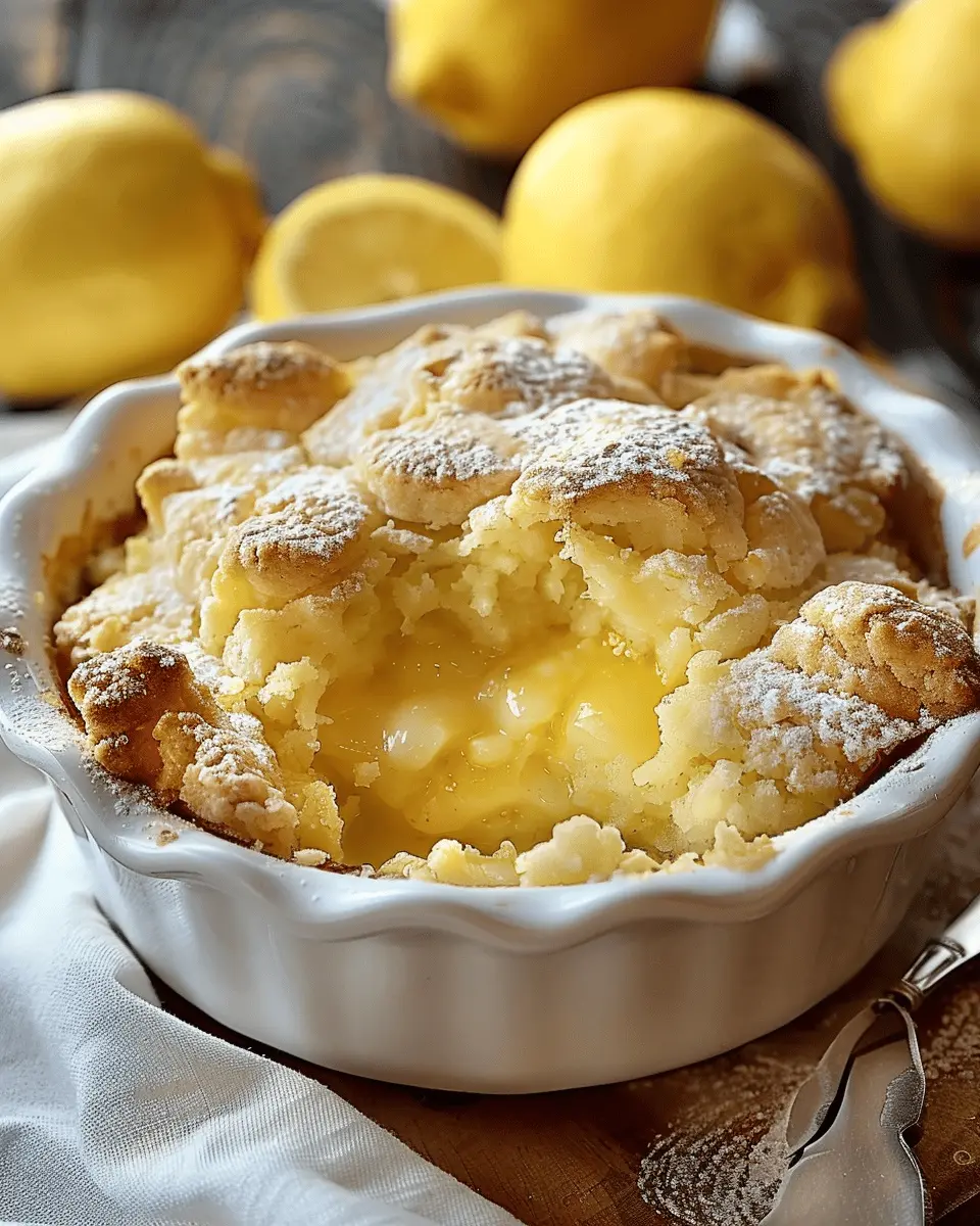 Magic Lemon Cobbler: The Best Sweet, Tangy Dessert Delight