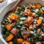 Roasted Sweet Potato Kale Salad