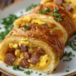 Sausage Egg Breakfast Roll-Ups – Quick & Easy Morning Treat!