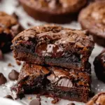 The BEST Fudgy Chewy Brookies