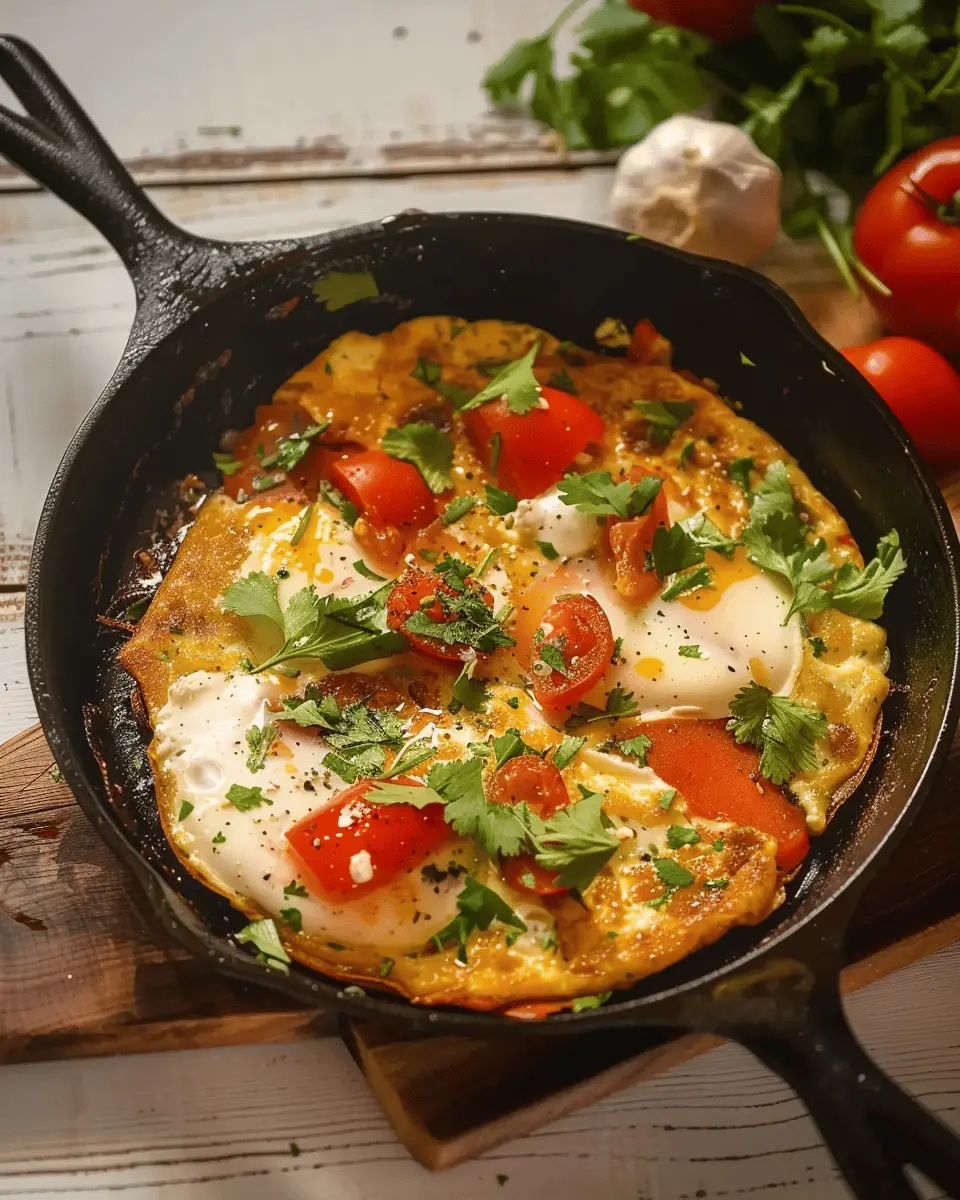 Afghani Omelette: Easy Recipe with Turkey Bacon and Chicken Ham