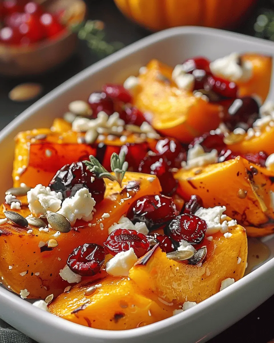 Crispy Honey-Roasted Butternut with Cranberries, Feta & Pumpkin Seeds Delight