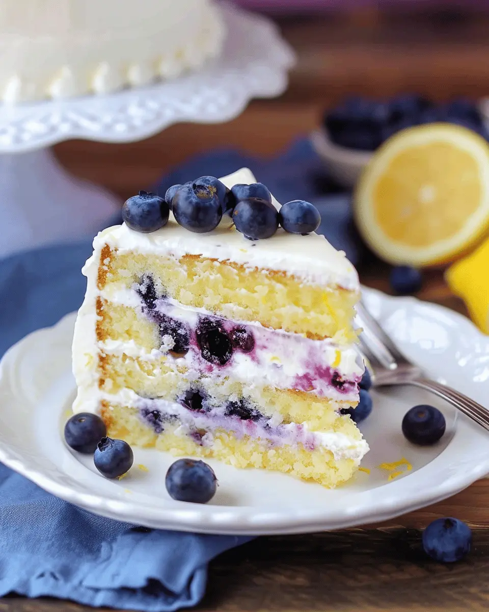 Lemon Blueberry Cake: The Easy, Moist Treat You’ll Love
