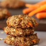 Healthy Carrot Cake Oatmeal Cookies