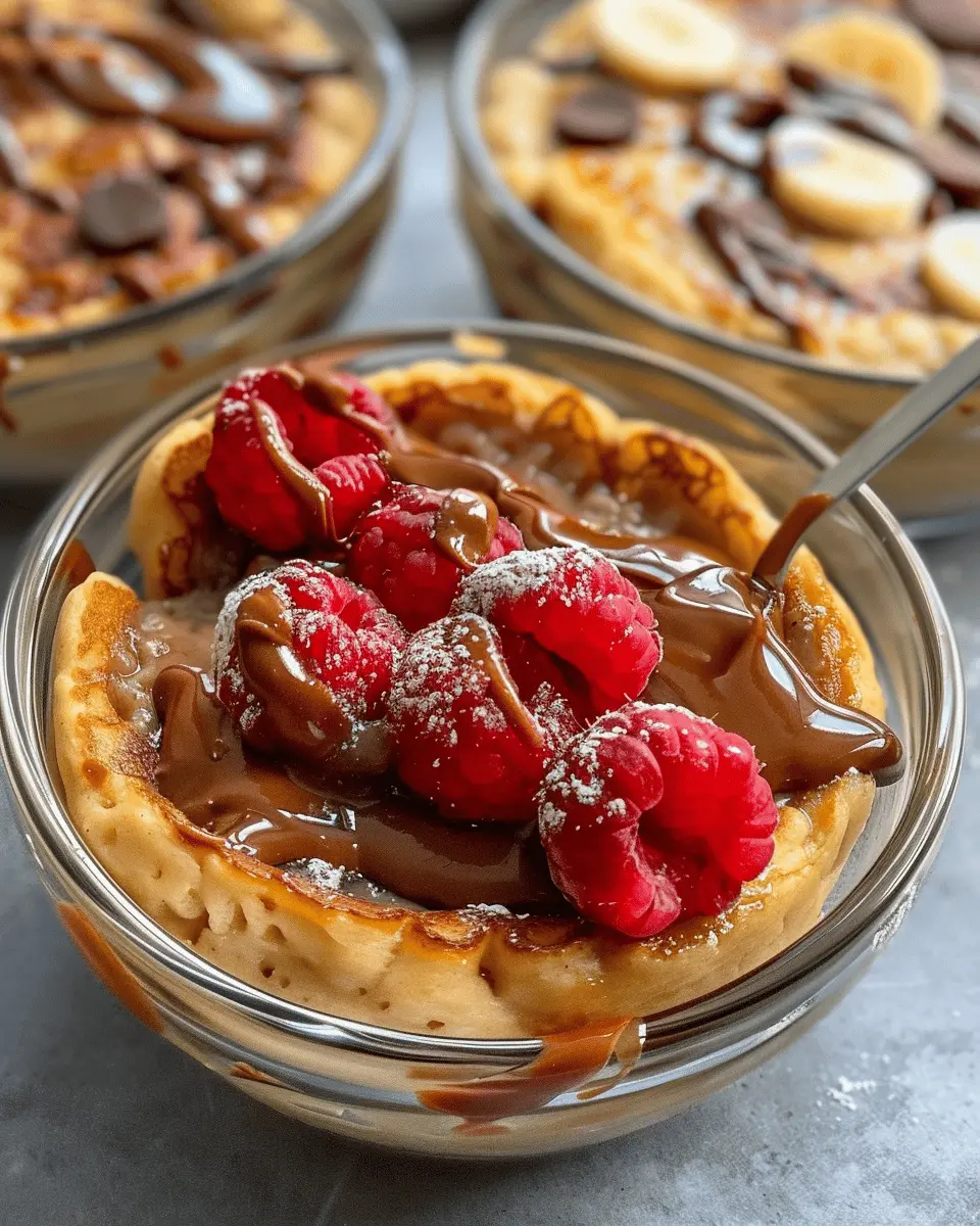 Baked Protein Pancake Bowls – Easy Meal Prep Without Banana