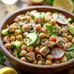 Healthy Tuna Garbanzo Bean Salad
