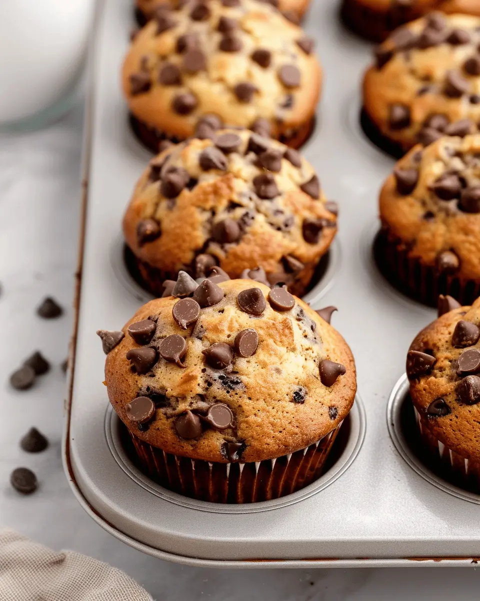 Chocolate Chip Banana Muffins: Easy and Irresistibly Moist Recipe