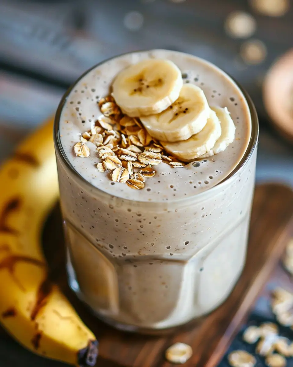 Banana Oatmeal Energy Smoothie: Your Best Morning Boost