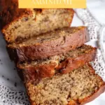 Super moist banana bread loaf recipe