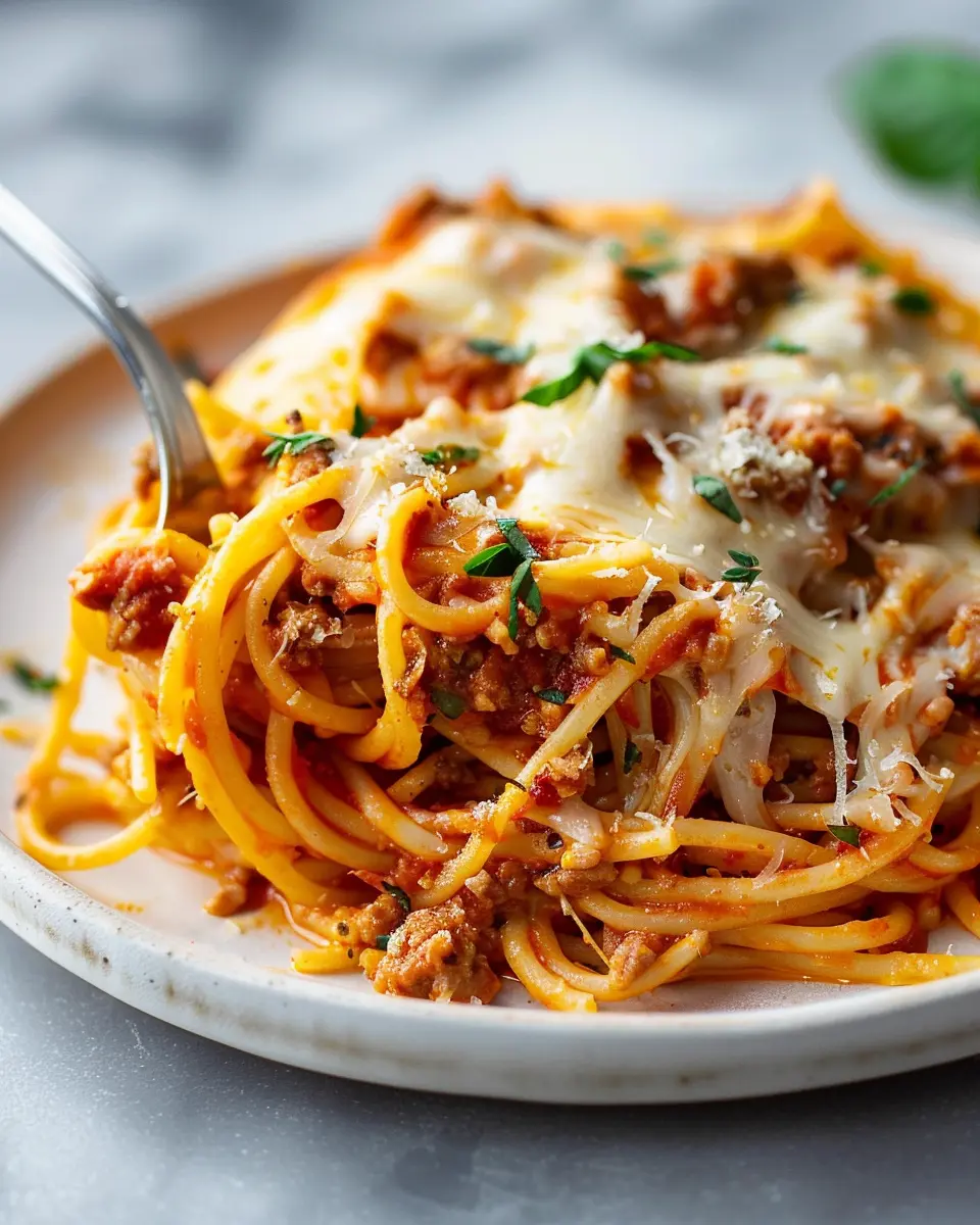 Million Dollar Spaghetti: Easy Comfort Food with Turkey Bacon and Chicken Ham