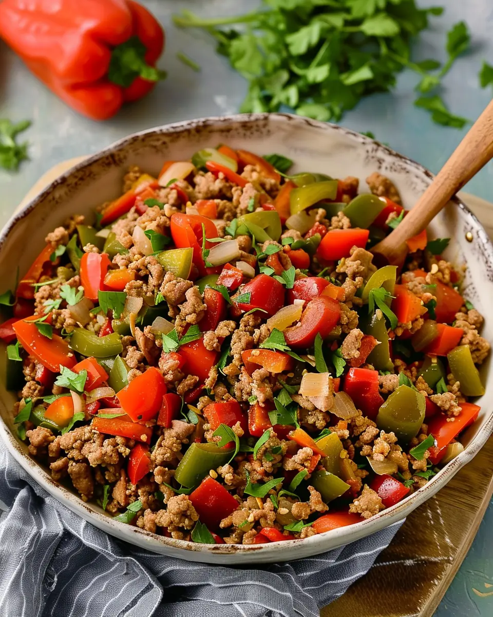 Ground Turkey and Peppers: Easy, Healthy Meal for Busy Nights