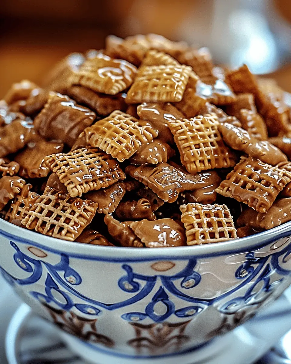 Irresistible Toffee Chex Mix Recipe for Sweet Crunchy Joy