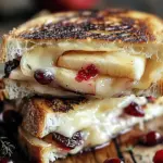 Irresistible Apple and Cranberry Grilled Cheese Delight