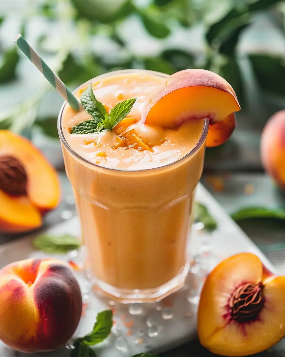 Taste Of Summer Peach Smoothie Recipe: A Refreshing Delight to Savor