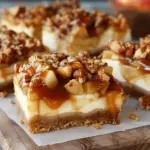 Caramel Apple Cheesecake Bars