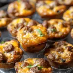 High-Protein Pancake Sausage Mini Muffins