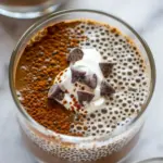 High Protein Chocolate Chia Pudding
