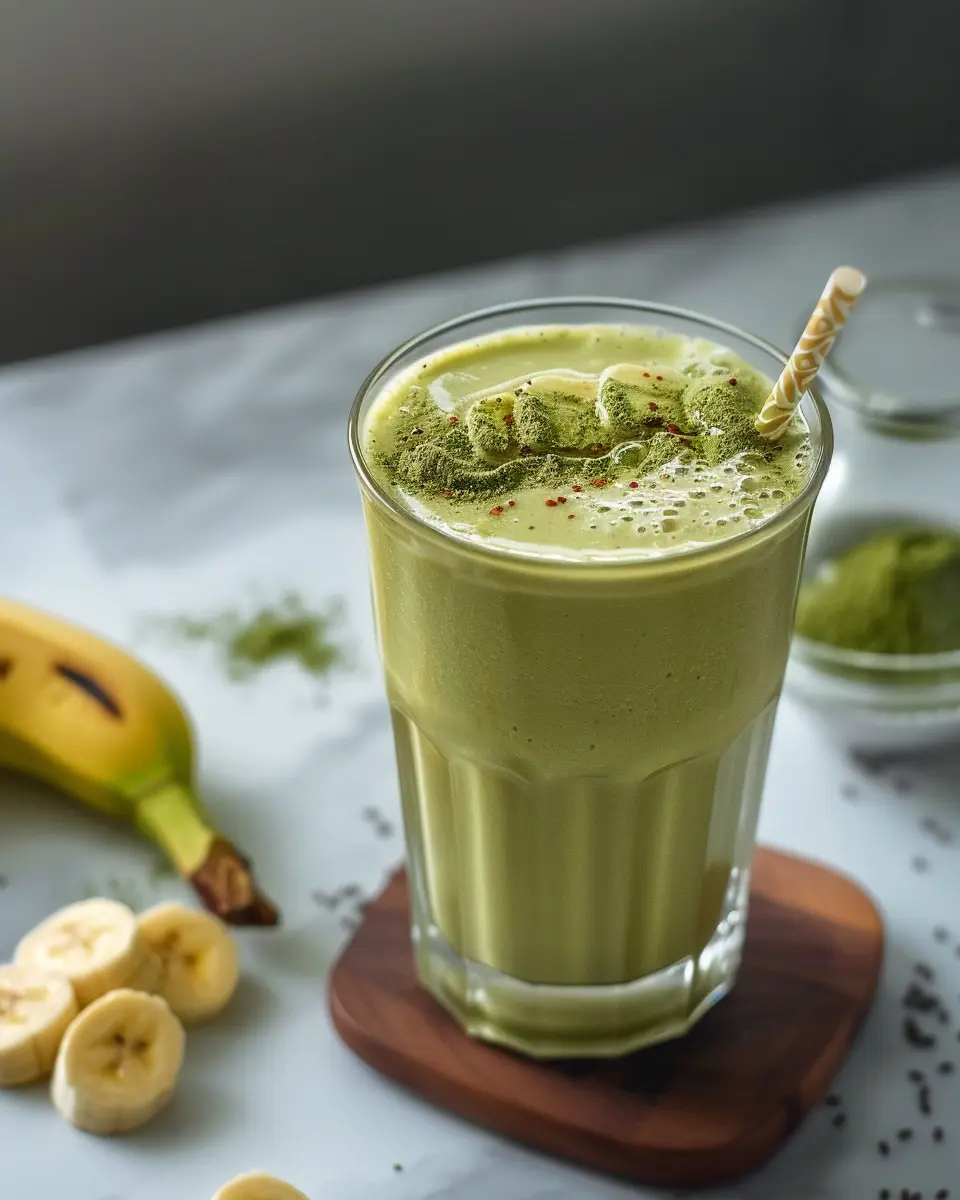 Banana Matcha Smoothie Recipe: The Best Energizing Booster