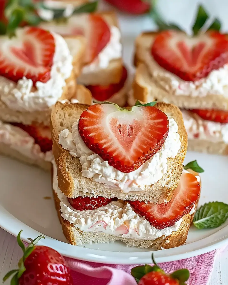 Strawberry Cream Cheese Tea Sandwiches: The Best Indulgent Recipe