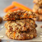 Healthy Carrot Cake Oatmeal Cookies