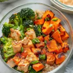 Healthy Chicken & Sweet Potato Rice Bowl
