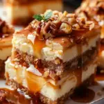 Caramel Apple Cheesecake Bars