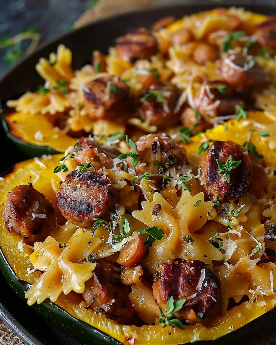 Autumn Sausage Pasta Squash: Easy 25-Minute Fall Favorite